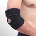thumbnail image 4 of Adjustable spring support arm guard bench Press Fitness Guard - Elbow Breathable guard Wrap-black, 4 of 5