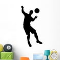 thumbnail image 1 of Wallmonkeys Sports Silhouette Soccer Wall Decal by Wallmonkeys Peel and Stick Graphic (48 in H x 25 in W) WM132536, 1 of 4