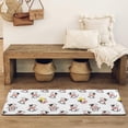 thumbnail image 4 of White Cow Happy Pattern Bathroom Rugs Mat,Non Slip Microfiber Bathroom Rug,Rubber Backing,Soft Bathroom Mats for Bathroom Floor,Tub and Shower,47x17in(120x43cm), 4 of 5