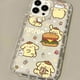 thumbnail image 3 of Saniro-funda protectora de silicona para iPhone, carcasa transparente con estampado de Pom Purin para iPhone 15, 14, 13, 12, 11 Pro Max, XR, XS, X, 8, 7, 6, 6S Plus, SE 2020, 3 of 5