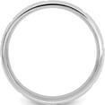 thumbnail image 2 of 14K White Gold Heavy Comfort Fit Brush Satin Fancy Band (Size 12) Made In United States wb116h-12, 2 of 5
