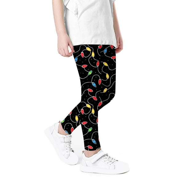 Christmas Bnwani Kids Leggings Girls Fashion Outwear Printed Multicolor