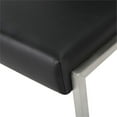 thumbnail image 5 of Noble House Vasilus Black Leather Barstool (Set of 2), 5 of 7