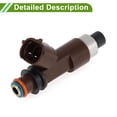 thumbnail image 3 of Inyector de combustible No.16450-MEL-003 para Honda CBR1000RR 2005-2007, boquilla de combustible marrón, 1 Pc, 3 of 7