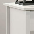 thumbnail image 4 of Pemberly Row 20"W White Engineered Wood 1-Drawer Nightstand Bedside Table, 4 of 7