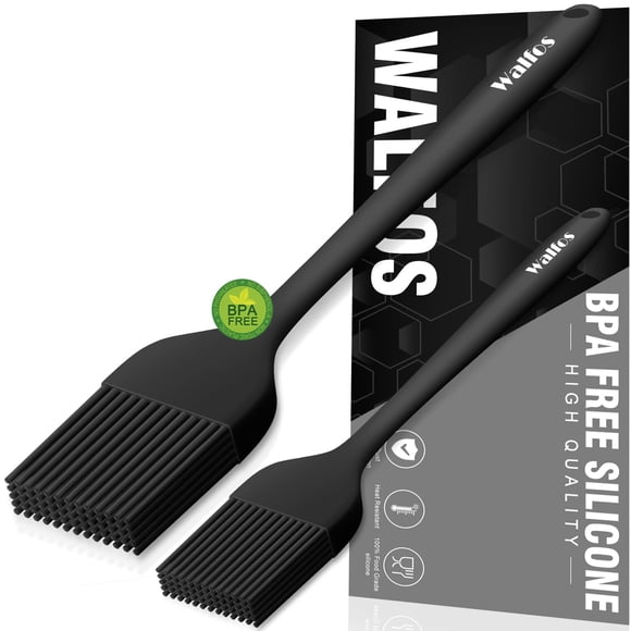 Juego de brochas de silicona para untar pastelería Walfos, resistentes al calor (2 unidades)