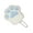 White and blue, variant on Cute Plush Cats Paw Keychain Car Handbag Keyring Bag Charm Pendants Jewelry