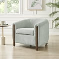 thumbnail image 2 of New Pacific Direct Ruth Fabric Accent Arm Chair in Sage Gray, 2 of 11