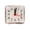 🔥 White_Base#2559, variant on Transparent Silent Clock battery operated for bedroom dorm minimalist small analog table clock portable travel nightstand use