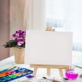 thumbnail image 4 of 1 Set Wooden Mini Artist Easel Wood Wedding Table Stand Display Holder Canvas, 4 of 8