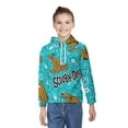 thumbnail image 4 of Scooby Doo Hooded Hoodies for Girls Boys, Kids Pullover Hooded with Pocket, Casual 3D Print Long Sleeve Sweatshirt Hoodies, 4 of 6