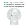 thumbnail image 4 of 6pcs Spring Cord Lock Plastic Cord End Fastener Hole Toggle Stopper Slider Clear, 4 of 7