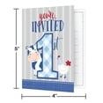 thumbnail image 2 of Creative Converting 340138 Farmhouse 1st Birthday Boy Invitations, 8 Count, 2 of 2