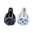 thumbnail image 1 of Kieccall 5-Port QC3.0 USB Car Charger - 5V Fast Charging Adapter, Multi-Device Power Hub for Mobile Phones & Accessories, 1 of 7