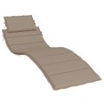 thumbnail image 1 of Cojín para Tumbona Casafoyer Taupe 73,2x58x4 cm Poliéster, 1 of 5