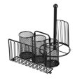 thumbnail image 1 of POINTERTECK Spoon Forks Basket Cutlery Drying Holder Kitchen Countertop Mesh Draining Organizer Home, 1 of 9