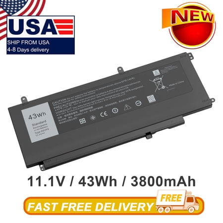 D2VF9 Notebook Battery 11.4V 45Wh for DELL 15 7547 7548 PXR51 0PXR51 FAST USPS