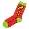 thumbnail image 2 of Robin and Nightwing Dick Greyson Crew Socks 2-Pair Pack, 2 of 3