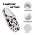 thumbnail image 5 of Xecao Cute Animal with Cow Print Cotton Slippers Fuzzy Warm Cozy Slippers Non Slip House Slippers For Indoor Outdoor Cotton Slippers House Slippers-13, 5 of 7