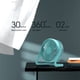 thumbnail image 5 of Ventilador de escritorio Wosthever USB giratorio Negro, 5 of 5