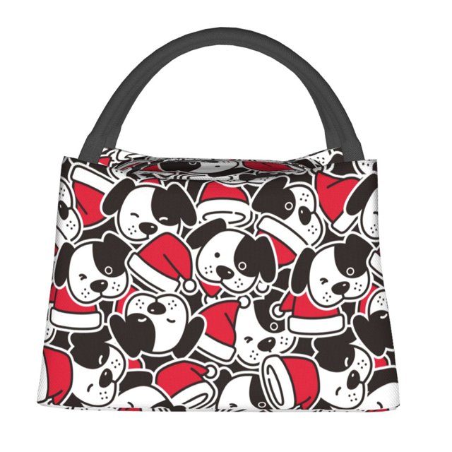 Disketp Cute Dog Bolsa Térmica Estampada, Bolsa Térmica Aislante para Almuerzo, Playa y Campamento