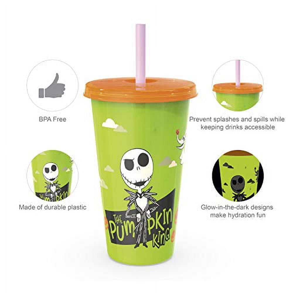 New Nightmare before christmas Tumbler with straw Rare & Retired