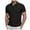 Black, variant on NOLDARES Mens Slim Fit Ribbed Polo Shirt Textured Knit Summer Golf Vacation Shirt(White,2XL)