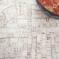 thumbnail image 6 of SAFAVIEH Glamour Linnette Abstract Area Rug, Brown/Ivory, 4' x 6', 6 of 8