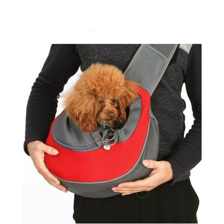 YouLoveIt Dog Sling Carrier Puppy Sling Bag Travel Cats Bags Dogs Pet Carrier Outdoor Travel Oxford Single Shoulder Bag  Soft Muzzle Anti-Biting Barking Mouth Cover for Dog