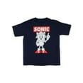 thumbnail image 4 of Sonic The Hedgehog Boy's Pop Art Sonic Kids Short Sleeve T-Shirt, 4 of 5