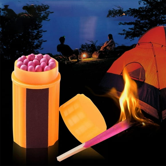 asddcavvf Weather Proof Matches Set. Matches With Container. 20pcs Matches With Enhanced Durability. Ignition Matches for Hiking Camping Outdoor Adventure. Hiking Backpack Internal Frame