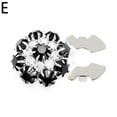 thumbnail image 4 of Alloy Flower Button Cover, Colorful Options, 3x2.1cm Size, Decorative Clothing Accessory, DIY Friendly, 4 of 8