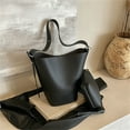 thumbnail image 6 of RUISINERY Retro Large Capacity Shoulder Bag For Women and Girls Fashionable And Stylish PU Leather Bucket Bags Underarm Purse, 6 of 9