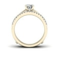 thumbnail image 3 of 1Ct TDW Diamond 14K Yellow Gold Crowned Bridal Ring Set, 3 of 5