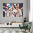 thumbnail image 4 of Jude Bellingham Tapiz Temático Anti-Bolitas, Regalo Colgante de Pared, Fondo para Habitación, Dormitorio, Fans, Pancarta de Fondo, Suministros de Decoración para Fiesta de Cumpleaños 100*150CM,30", 4 of 6