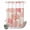 AbstractZF0507, variant on No Hook Shower Curtain with Built-in Rings - Rustic Boho Washable Waterproof Fabric Bathroom Curtains for Hotel,Rentals, Stall 36 X 72 Inch , Southwestern Aztec Tribal Wood Texture Brown