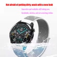 thumbnail image 4 of 18 mm 20 mm 22 mm metallrem för Garmin Vivoactive 3 4 4s Band Watch Venu 2 2s SQ Forerunner 645 Armband Silikonögla Nylon handled Nylon Bl, 4 of 5