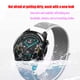 thumbnail image 4 of 18mm20mm22mmmetallremförGarminVivoactive344sBandWatchVenu22sSQForerunner645ArmbandSilikonöglaNylonhandledMetalGold, 4 of 5