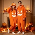 thumbnail image 2 of DHFJKG Plush Animal Onesies Adult Halloween Pumpkin Pajamas Unisex Onesie For Women Men Fuzzy One-Pieces, 2 of 5