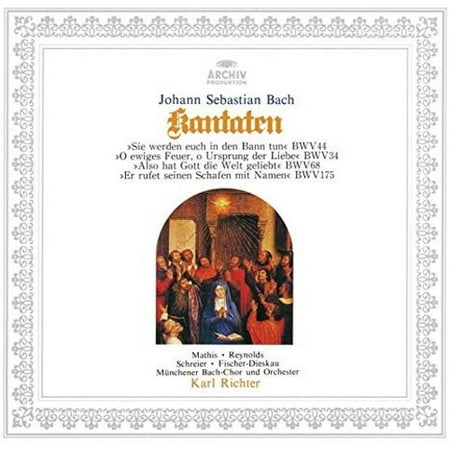 Bach: Cantatas BWV 44/34/68/175 (CD) (Bach Cantatas Best Recordings)