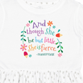 thumbnail image 4 of Inktastic She is Fierce Funny Shakespeare Quote Girls Toddler Dress, 4 of 5