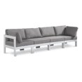 thumbnail image 1 of Meridian Furniture Nizuc Gris Canapé Modulaire d'Extérieur pour Patio, 1 of 9