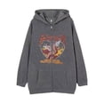 thumbnail image 4 of 2023Y2K Sudadera gótica oscura con cremallera de Cupido, sudadera con capucha de lana de estilo americano para otoño e invierno, prendas de vestir exteriores holgadas de estilo milenario, 4 of 4