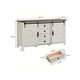 thumbnail image 2 of Gabinete Multiusos Blanco 152x40x78 cm con Puertas Corredizas y Cajones – Ideal para Cocina, Comedor, Sala, Bar o Entrada, 2 of 4