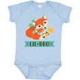 thumbnail image 3 of Inktastic Little Brother Woodland Fox Lil Bro Boys Baby Bodysuit, 3 of 5