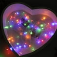 thumbnail image 4 of Lámparas LED, decoraciones para festivales, cadena de luces, accesorios de diseño de ambiente, iluminación decorativa para el hogar, jardín, Kits de decoración para fiestas Colorido/1 metro Injueey HA061918-01, 4 of 6