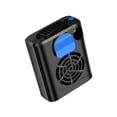 thumbnail image 4 of Ventilador de cintura personal, portátil, ligero, de escritorio, con 3 velocidades, para colgar, para correr, acampar, hacer senderismo, en interiores Azul, 4 of 8