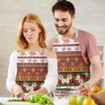 thumbnail image 3 of Pioneer Flower Floral Print Pattern Apron for Women and Men, Cotton Linen Waterproof with Pockets, Adjustable, 33x27 Inch for Kitchen, Gardening, BBQ, Salon, 3 of 6