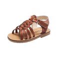 thumbnail image 4 of MZXELPRJD Girls Sandal Sandals for Teen Girls Toddler Princess Shoes Mary Jane Shoes for Toddler Girls Zapatos Blancos Para Niñas Gift for 3 Year Old Brown 3-3.5 Years, 4 of 9
