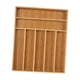 thumbnail image 2 of Estuche para guardar cubiertos, caja de bambú para ahorrar espacio, cajón para guardar cubiertos, 2 of 9